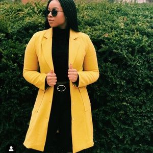 Mustard yellow jacket